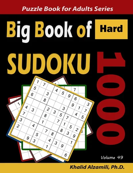 Big Book of Sudoku: 1000 Hard Puzzles by Dr. Khalid Alzamili – front cover