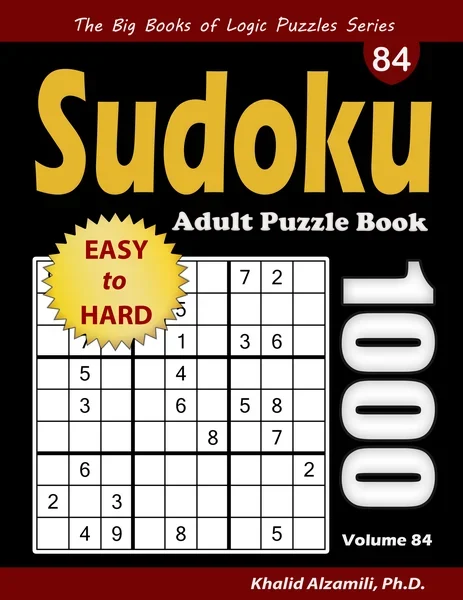 Sudoku Adult Puzzle Book: 1000 Easy to Hard Puzzles by Dr. Khalid Alzamili – front cover