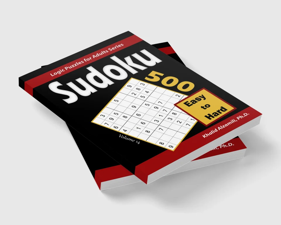 Sudoku: 500 Easy to Hard : Keep Your Brain Young by Dr. Khalid Alzamili – stacked book view