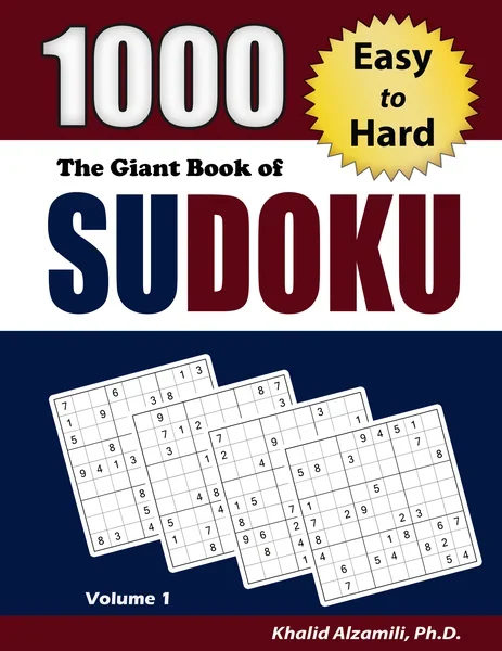 The Giant Book of Sudoku: 1000 Easy to Hard Puzzles by Dr. Khalid Alzamili – front cover