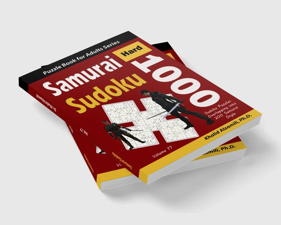 Samurai Sudoku: 1000 Hard Sudoku Puzzles Overlapping into 200 Samurai Style by Dr. Khalid Alzamili – stacked book view