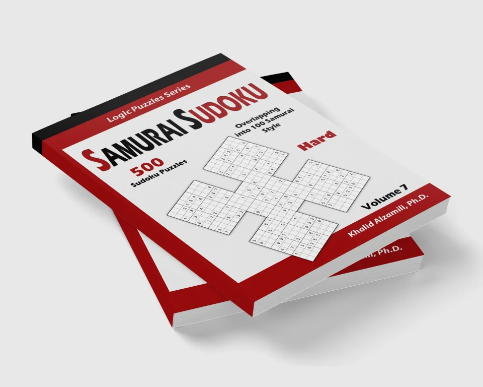 Samurai Sudoku: 500 Hard Sudoku Puzzles Overlapping into 100 Samurai Style by Dr. Khalid Alzamili – stacked book view