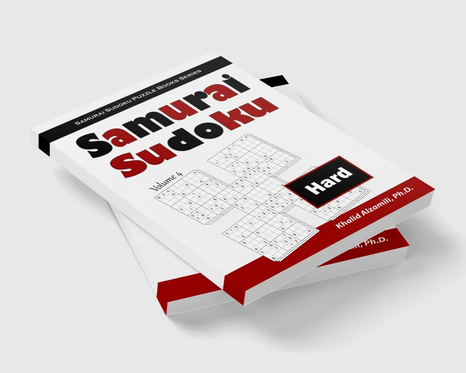 Samurai Sudoku: 500 Hard Sudoku Puzzles Overlapping into 100 Samurai Style by Dr. Khalid Alzamili – stacked book view