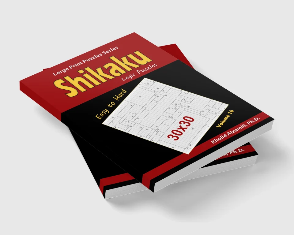 Shikaku Logic Puzzles: 100 Easy to Hard (30x30) :: Keep Your Brain Young by Dr. Khalid Alzamili – stacked book view